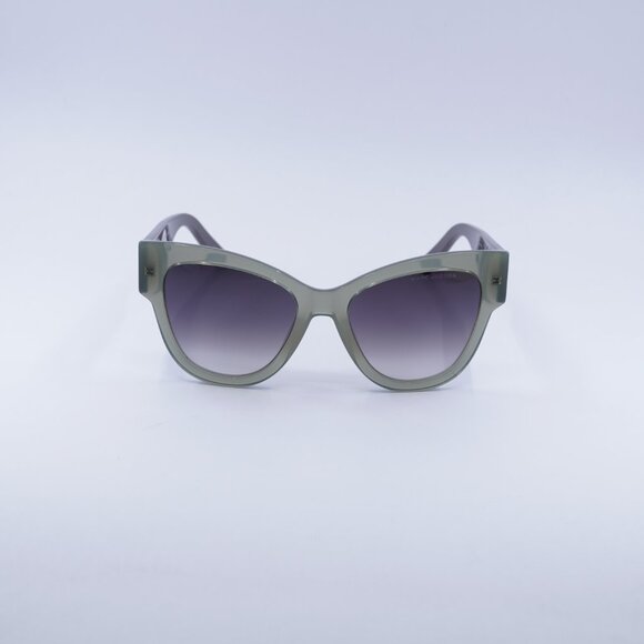 Marc Jacobs MARC 697/S 06CR 9O Sunglasses Sage Cat Eye Frame, Dark Grey Lenses - Picture 2 of 9